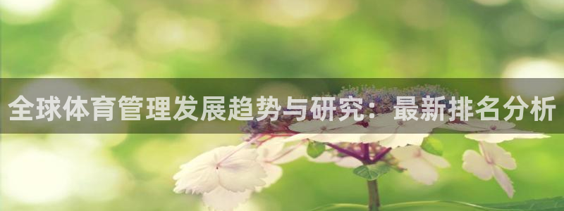 必一运动体育app：全球体育管理发展趋势与研究：最新排名分析