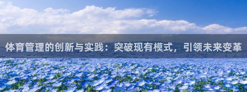 必一运动官网登录入口：体育管理的创新与实践：突破现有模式，引